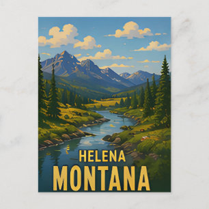 Helena United States Regional U.S. Travel Postcard