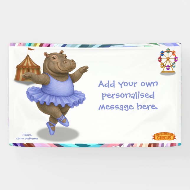 Helene circus performer banner (Horizontal)