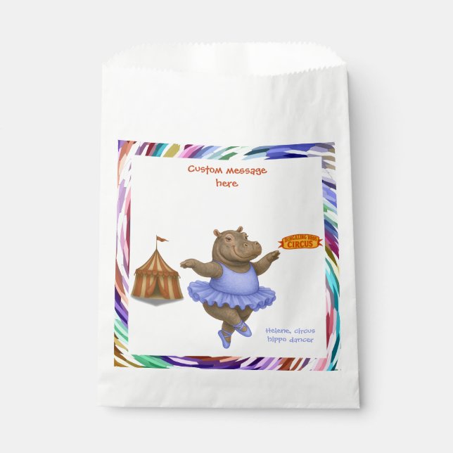 Helene circus performer favour bags (Front)