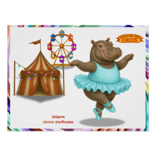 Helene circus performer poster