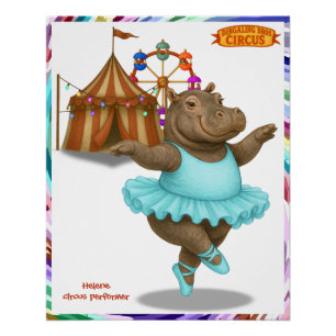 Helene circus performer poster