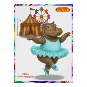 Helene circus performer poster