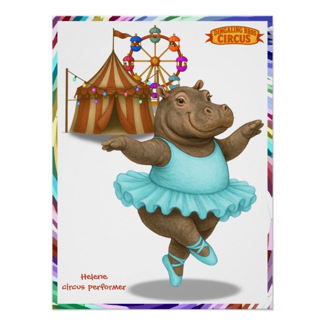 Helene circus performer poster (Front)