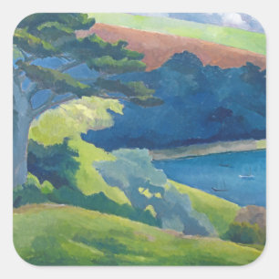 Helford Passage Cornwall Square Sticker