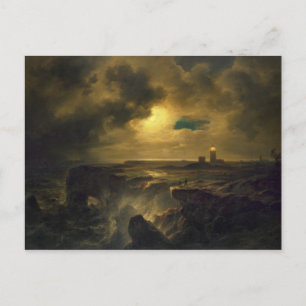 Helgoland in Moonlight, 1851 Postcard