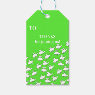 Heli Birthday Party Gift Tags