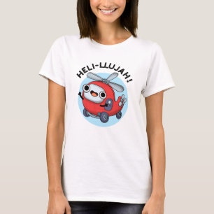 Heli-llujah Funny Helicopter Pun  T-Shirt