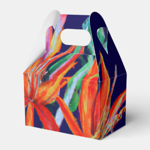 Heliconia heaven tropical party favour box