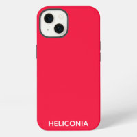 Heliconia red color name Case-Mate iPhone case