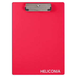 Heliconia red colour name clipboard