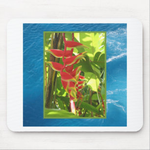 Heliconia rostrata mouse pad