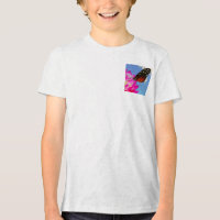 Heliconius hecate butterfly on a Dahlia T-Shirt