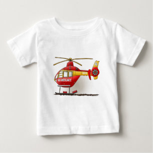 Helicopter Ambulance Baby T-Shirt