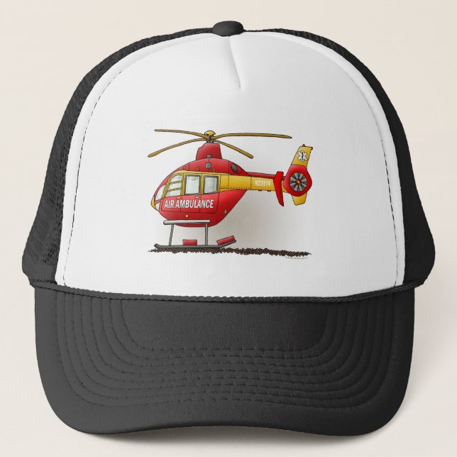 Helicopter Ambulance Hat (Front)