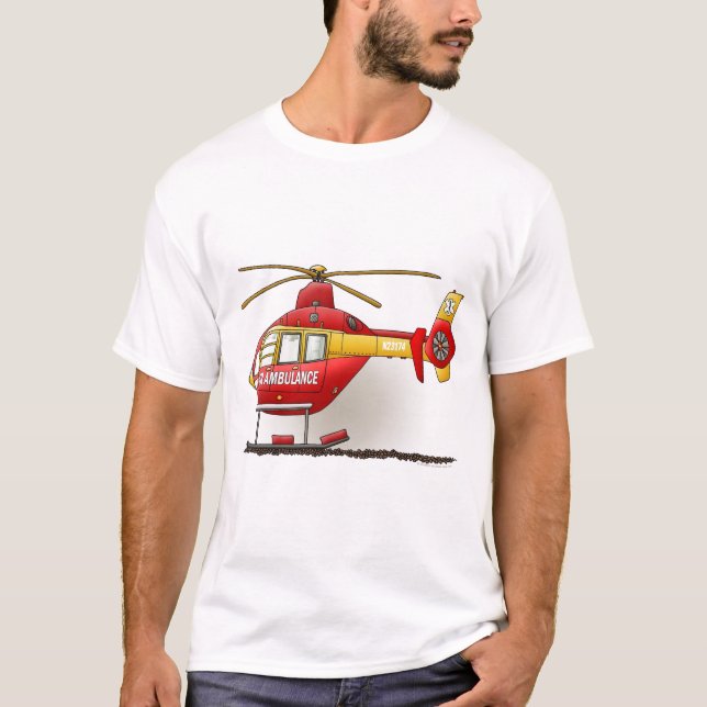 Helicopter Ambulance Mens Tank Top (Front)