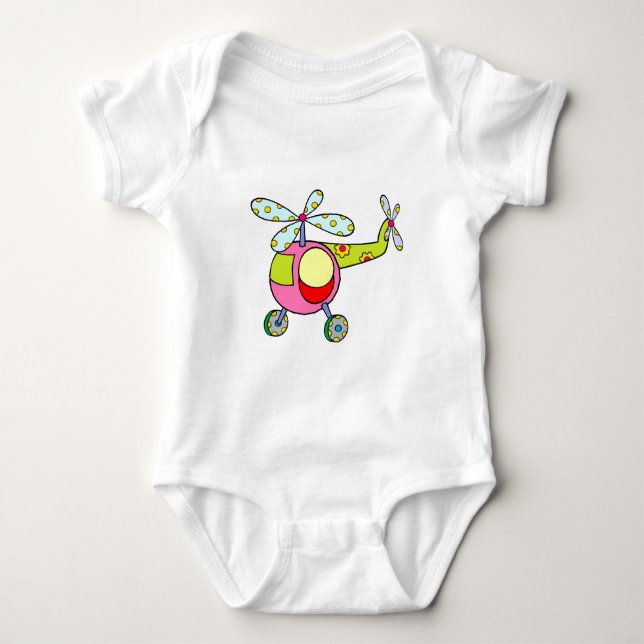 Helicopter Baby Bodysuit (Front)