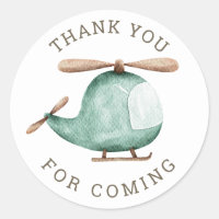 Helicopter Birthday Thank You | Kids Party Favour
