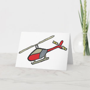 Helicopter Card