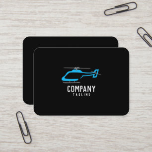 Helicopter company business card