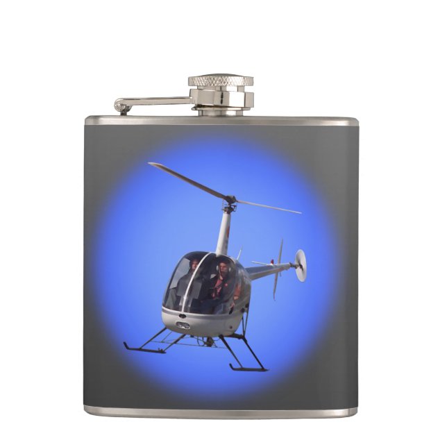 Helicopter Flask Customised Helicopter Drink Flask (Front)