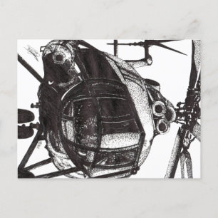 HELICOPTER HOLIDAY POSTCARD