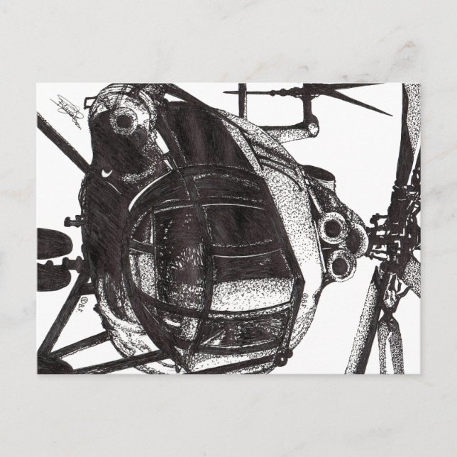 HELICOPTER HOLIDAY POSTCARD (Front)