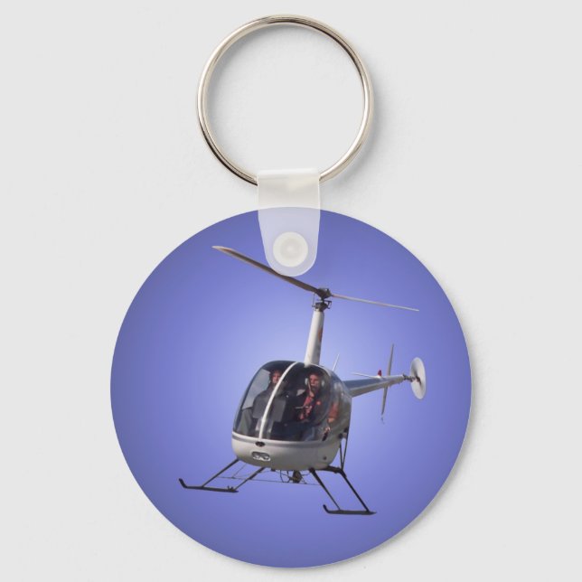Helicopter Key Chain Keepsake & Helicopter Gifts (Front)