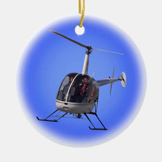 Helicopter Ornament Cool Helicopter Keepsake (Front)