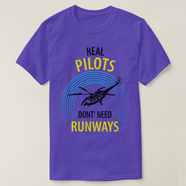 Helicopter Pilot 1 T-Shirt (Design Front)