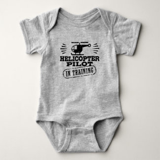 Helicopter Pilot In Training Baby Bodysuit