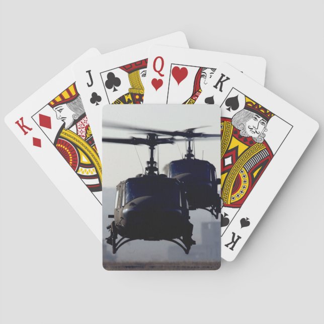helicopter playing cards (Back)