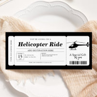 Helicopter Ride Surprise Gift Ticket Voucher