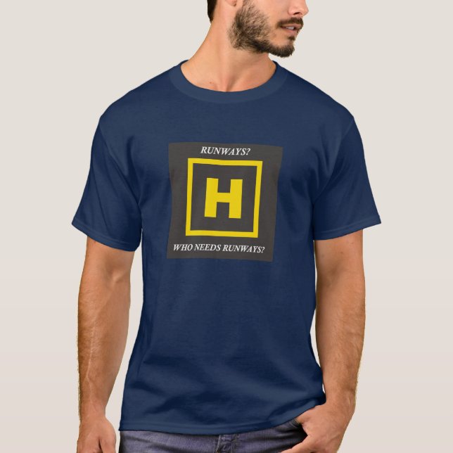 Helicopter Runways T-Shirt (Front)