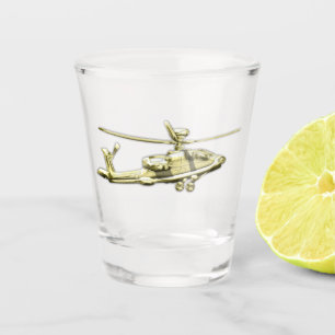 Helicopter Shot Glass