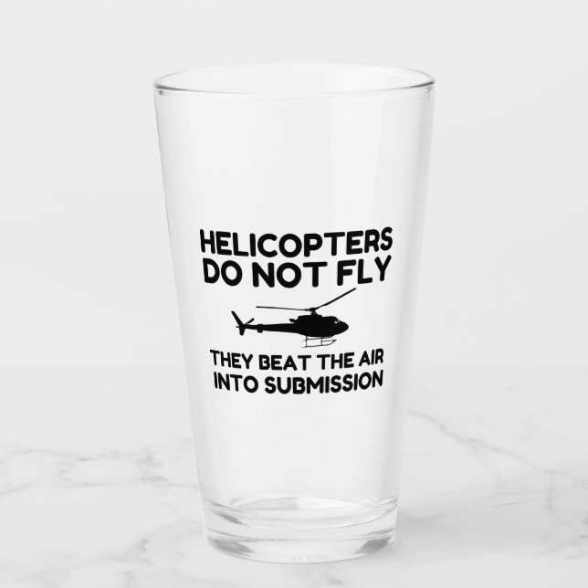 Helicopter Submission Glass (Front)