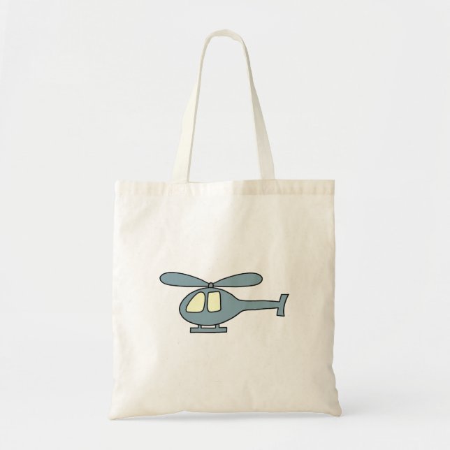 Helicopter Tote Bag (Front)