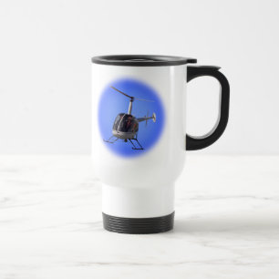 Helicopter Travel Mug Cup Chopper Coffee Mug
