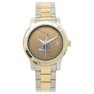 Helicopter Watch Cool Flying Helicopter Wristwatch