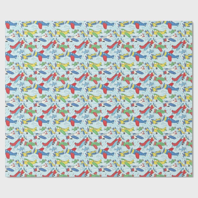 helicopter wrapping paper (Flat)