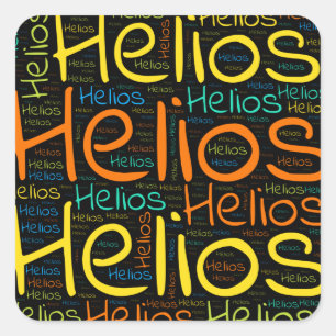 Helios Square Sticker