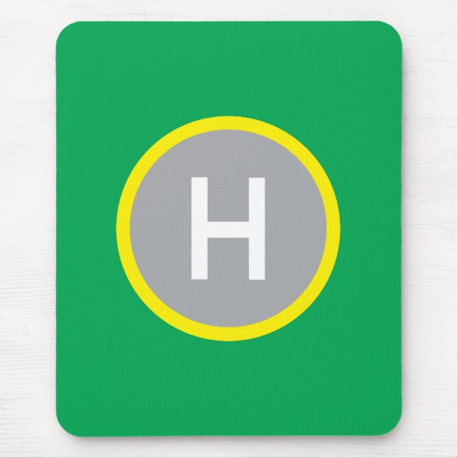 Helipad Mousepad Green (Front)