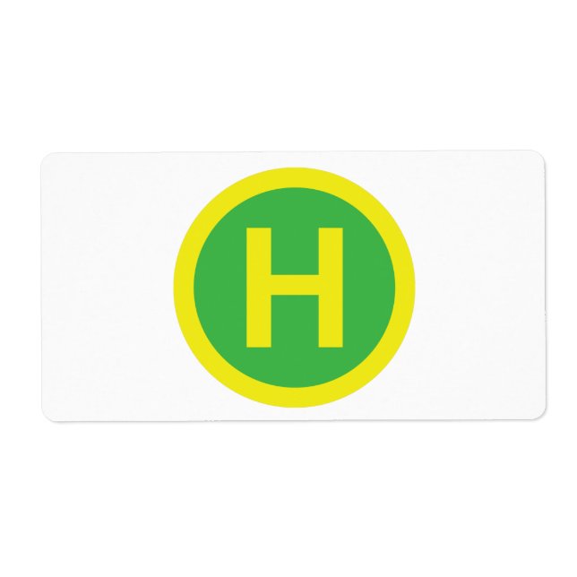 Helipad Sign (Front)