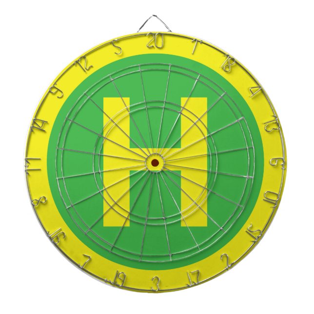 Helipad Sign Dartboard (Front)
