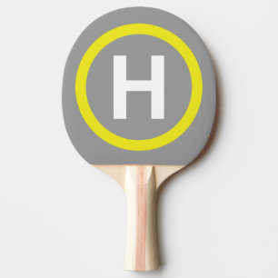 Helipad Sign Ping Pong Paddle