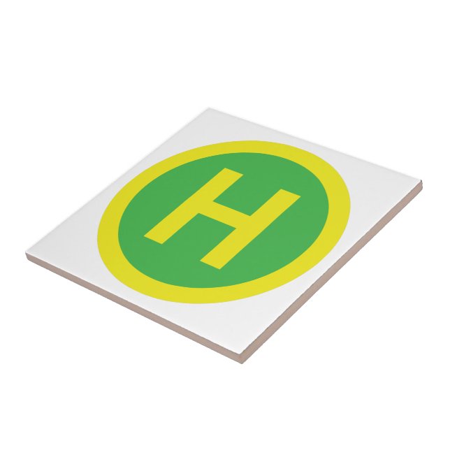 Helipad Sign Tile (Side)