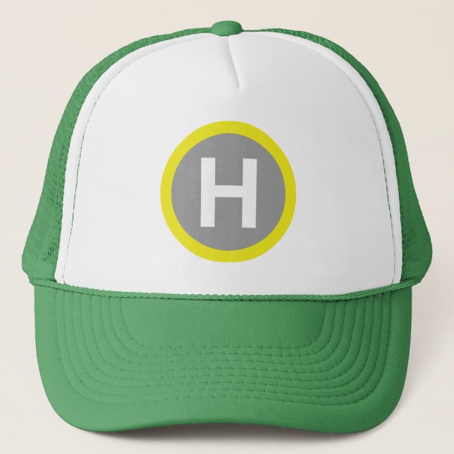 Helipad Sign Trucker Hat (Front)