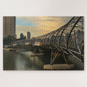 Helix Bridge, Marina Bay, Singapore Jigsaw Puzzle