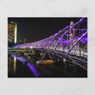 Helix Bridge, Singapore - Postcard