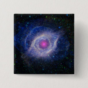 Helix Nebula 15 Cm Square Badge
