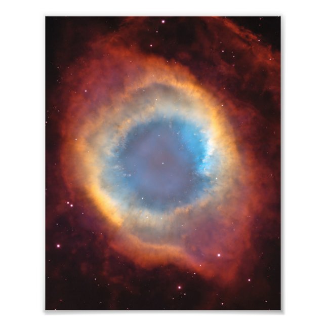 Helix Nebula by Hubble Photo Print (Front)